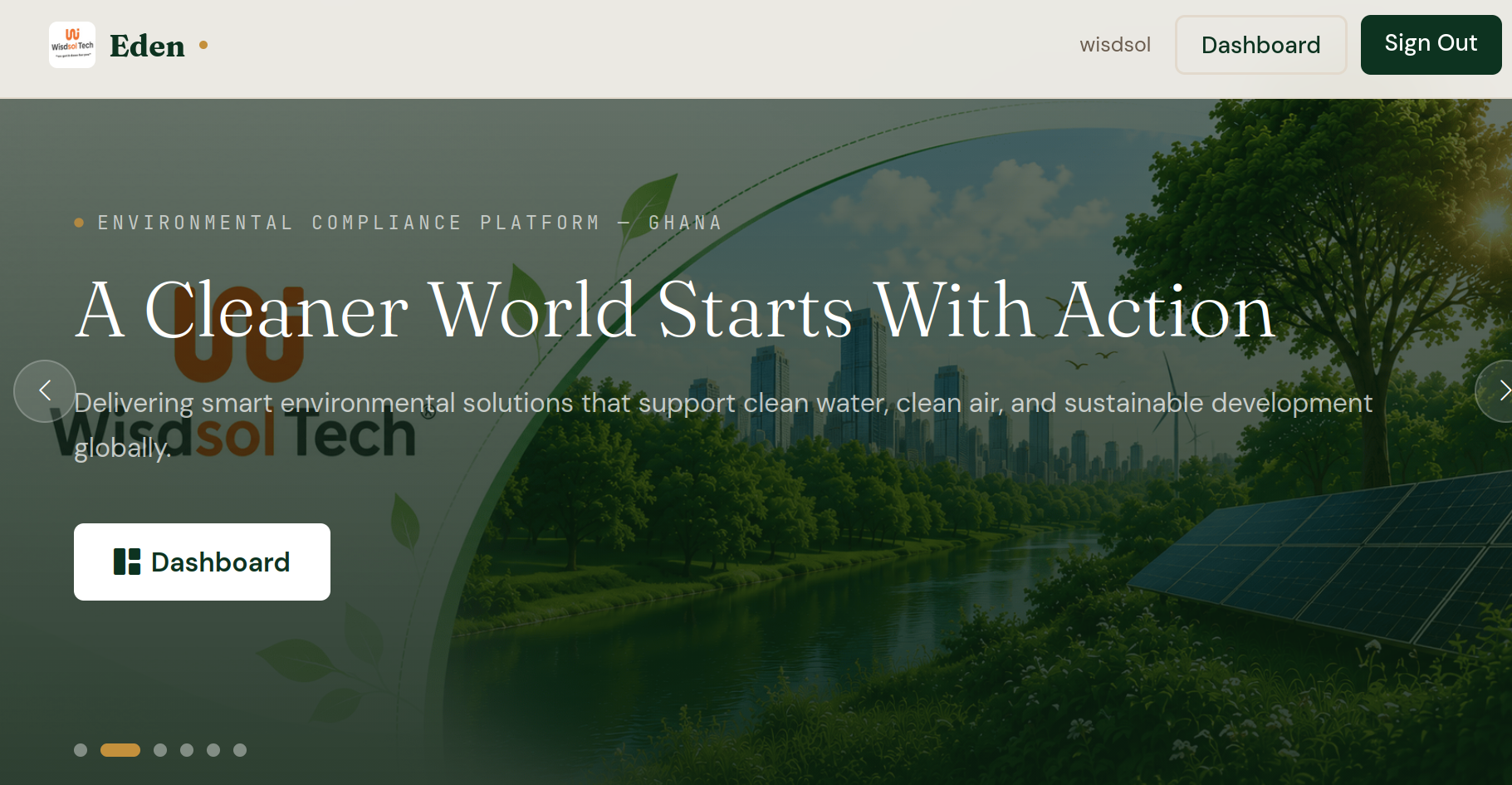 Wisdsol Eden: Ghana’s Premier Environmental Compliance Platform