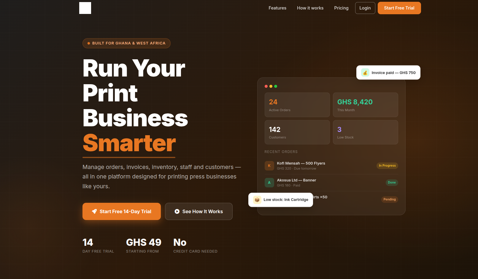 Printing Press Manager