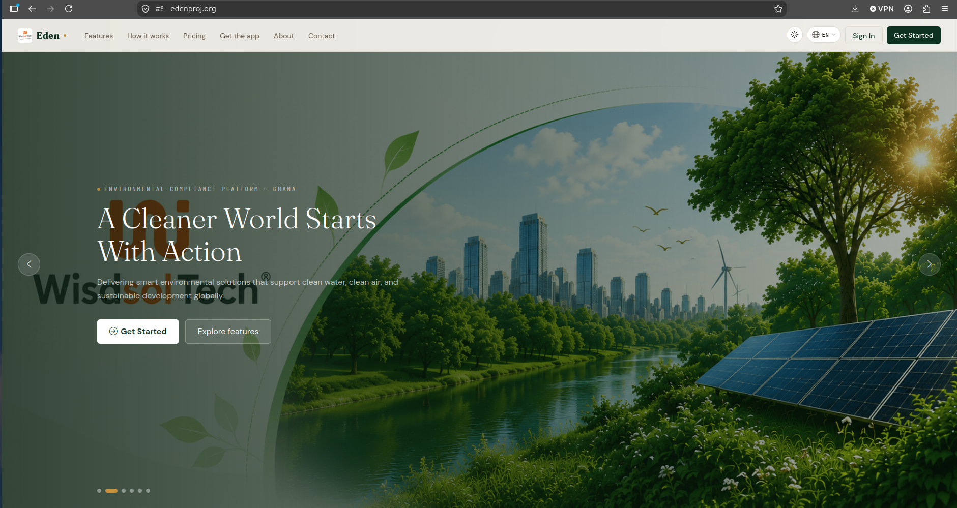 Screenshot of Eden Compliance Suite